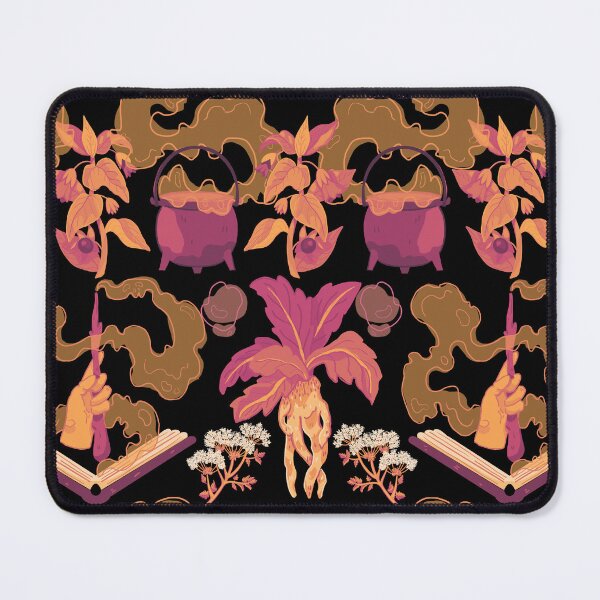 Item preview, Autumn Garden Witch Pattern designed and sold by dorkaheart.
