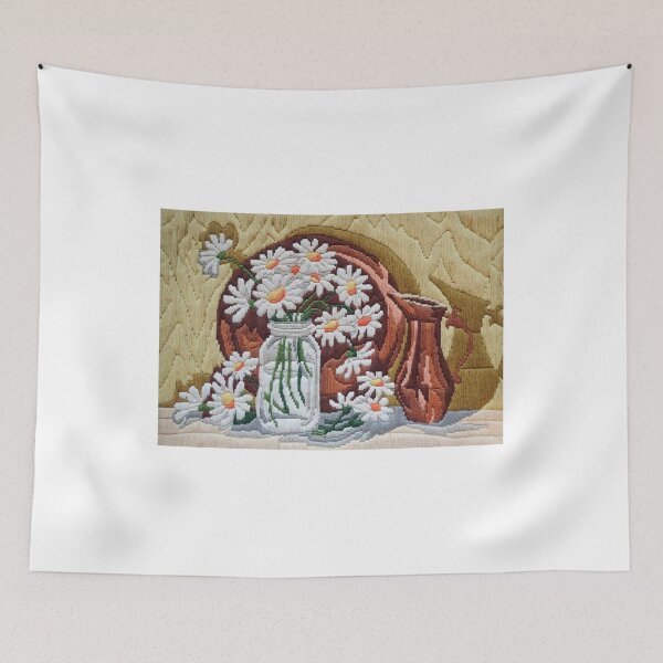 Item preview, 1979 daisies needlework designed and sold by ArtworkOfSam.