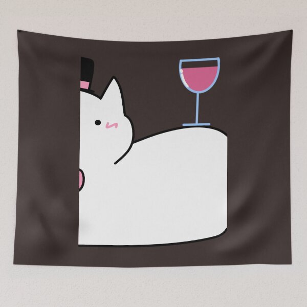 Item preview, Fancy Wine Cat 	 	 designed and sold by uaprinhg10.