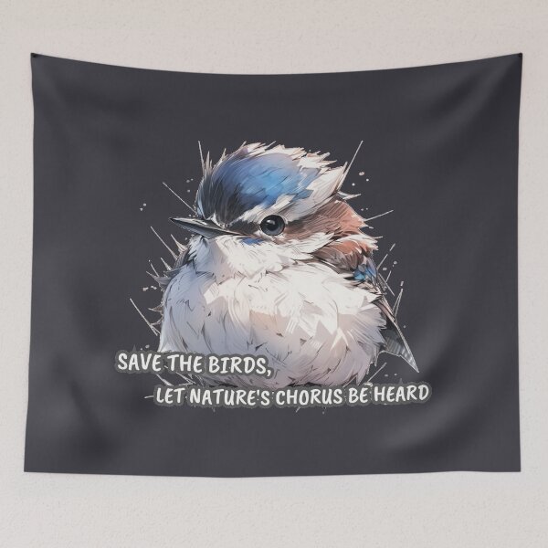Item preview, Hihi of Fantasy: Save the Birds, Let Nature's Chorus be Heard designed and sold by Wylveragon.