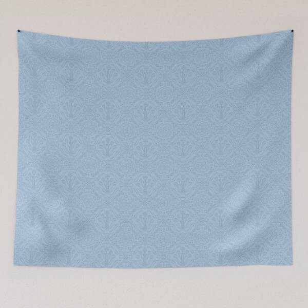 Item preview, Blue floral pattern designed and sold by Reese Goodman.