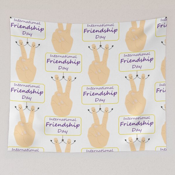 Item preview, Happy international friendship day  designed and sold by quanlh.