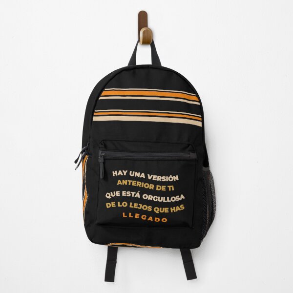 Item preview, There's a version of you that's proud of how far you've come. Dark version for motivational Spanish words for students of Spanish or lovers of Hispanic culture. designed and sold by SpanishStore.