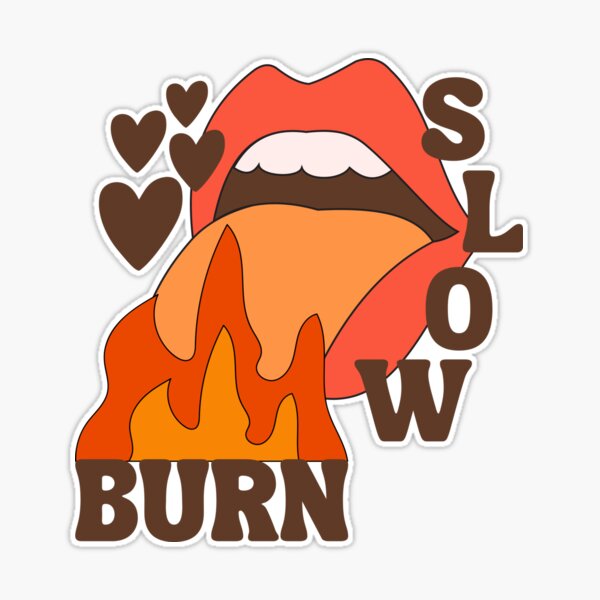 Slow Burn Book Club Sticker for Sale by LitDigital