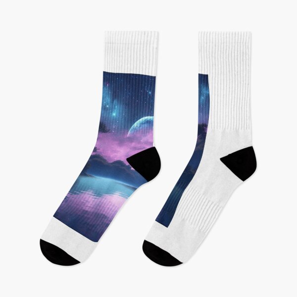 Item preview, Dreamy Night Sky: An Ethereal Illustration designed and sold by hjian8219.