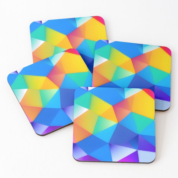 Item preview, Abstract Colorful Prismatic Pattern designed and sold by calibrit.