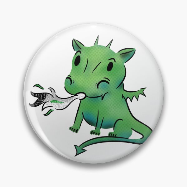 Item preview, Demiromantic Pride Doodle Dragon designed and sold by O1RSH.