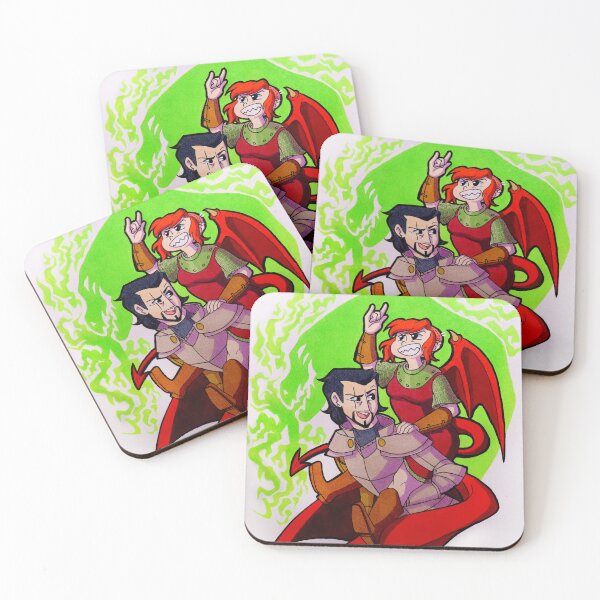 Item preview, Nimona and Blackheart designed and sold by Scomicmaker.