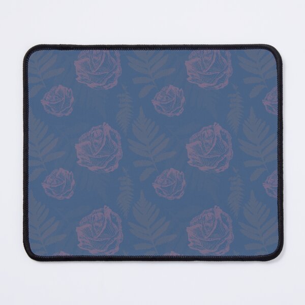 Item preview, vintage rose on dark blue backgroumd designed and sold by Flora Rose Design.
