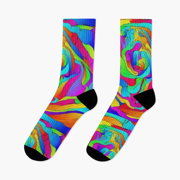 Item preview, Rainbow Pride Psychedelic - big (Trippy Technicolour Voyage) designed and sold by OCarciente.