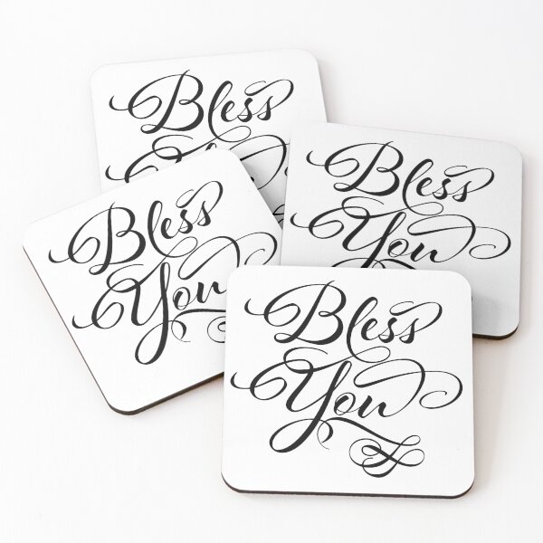 Item preview, Bless You Script, Word Art, Typography, designed and sold by DefintionArt.