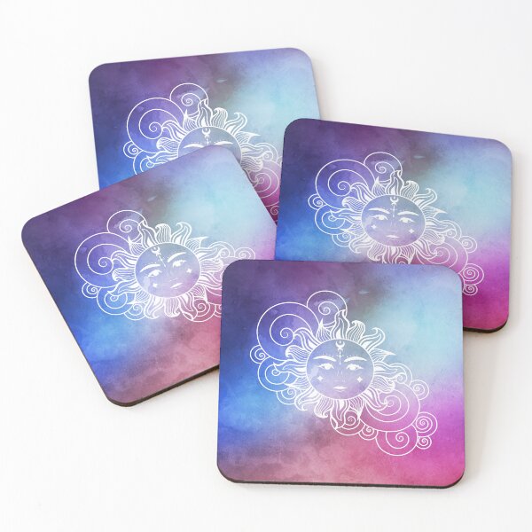 Item preview, Celestial Aesthetic Sun in Watercolor Universe designed and sold by Trish Dish.