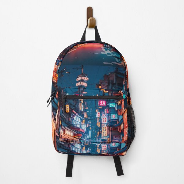 Item preview, Tokyo Tales skyline neon wonderland designed and sold by Rrrmin.