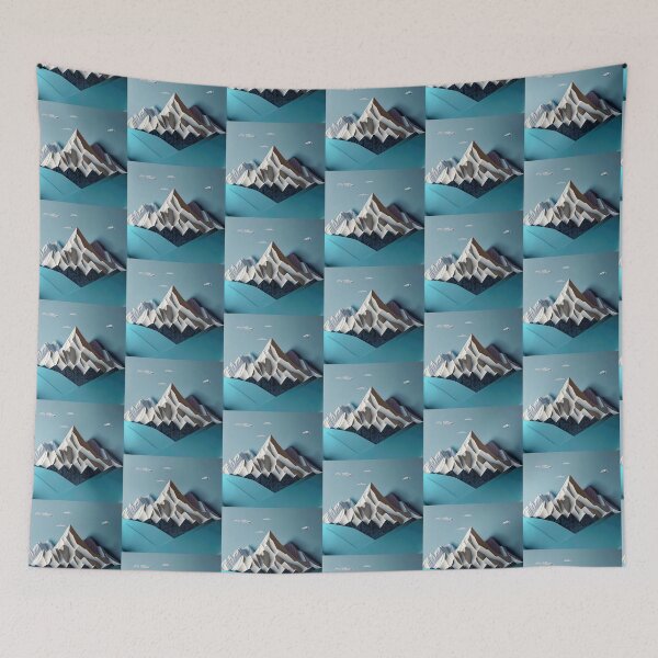 Item preview, Paper mountains and water designed and sold by melridger.