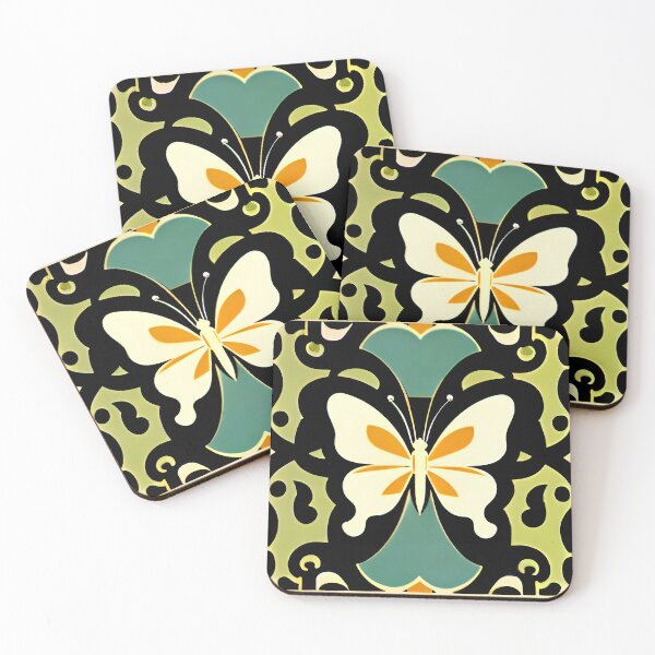 Item preview, MCM butterflies designed and sold by A. Cat.