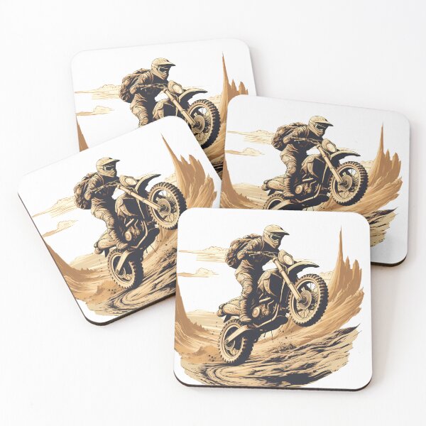 Item preview, Cool Graphic Motorcycle Dirt Bike Riding Sand Dunes Adventure Off Road designed and sold by InkwaveDesigns.