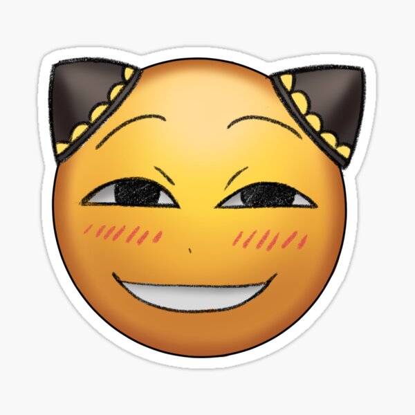 Smug Flipping off Leon Smug Anya Inspired Discord Emoji/emote 