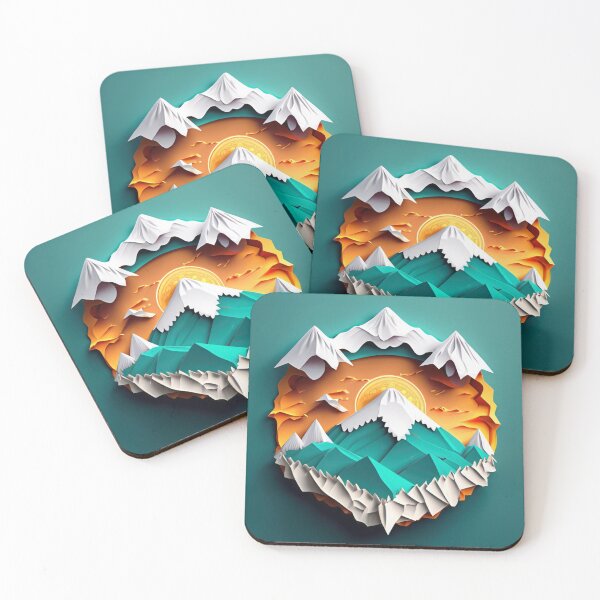 Item preview, Green mountain sunrise designed and sold by melridger.