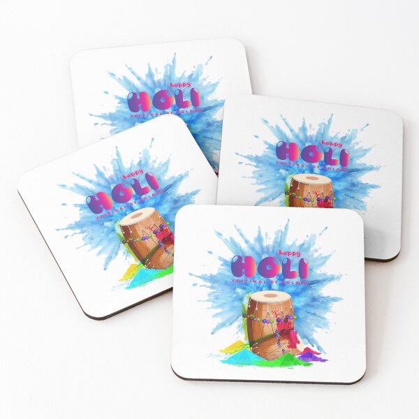 Item preview, Holi festival with typical symbols designed and sold by TirrellColister.