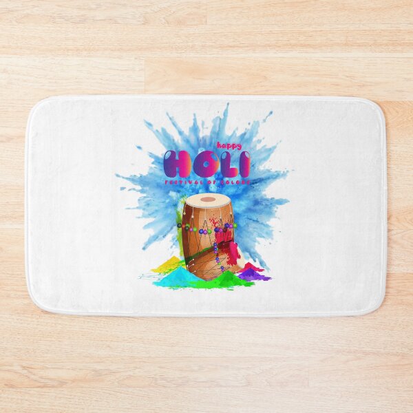 Item preview, Holi festival with typical symbols designed and sold by TirrellColister.