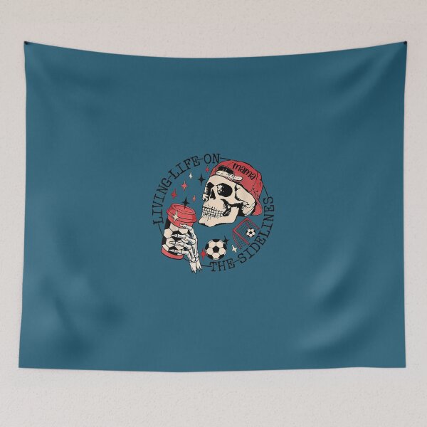 Item preview, Soccer Mama Living Life On The Sidelines Skeleton Coffee  designed and sold by ZacharyCBritton.