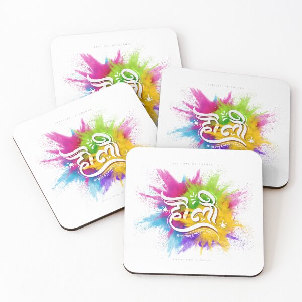 Item preview, Colorful splash wish you a happy holi designed and sold by TirrellColister.