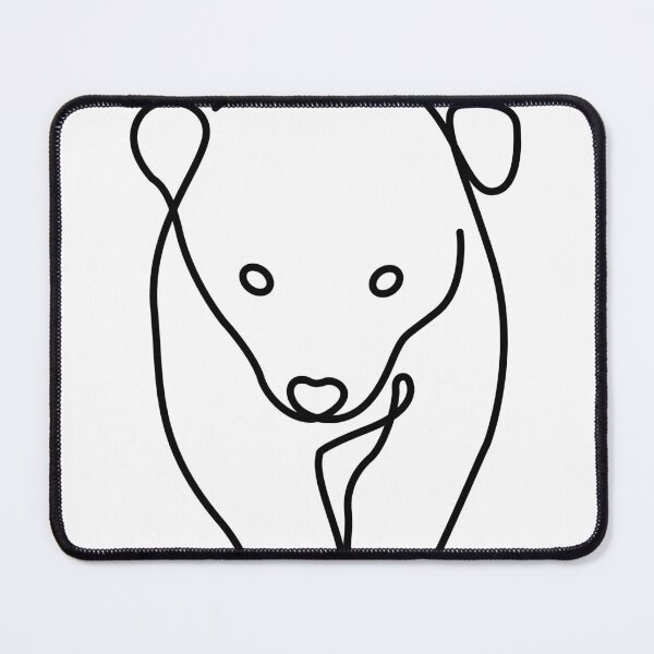 Item preview, line art bear designed and sold by GSJGROUP.