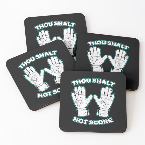 Item preview, Thou Shalt Not Score Goalie Shirt For Boys Goalkeeper  designed and sold by ZacharyCBritton.