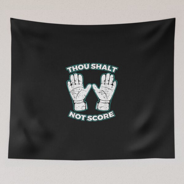 Item preview, Thou Shalt Not Score Goalie Shirt For Boys Goalkeeper  designed and sold by ZacharyCBritton.