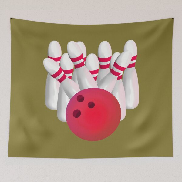 Item preview, Red Bowling Ball Strike 	 	 designed and sold by oocgkwlc57.