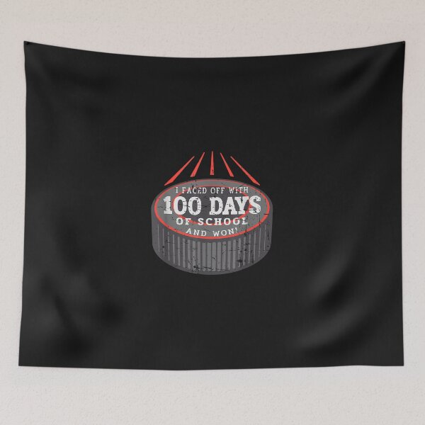 Item preview, Vintage Ice Hockey 100Th Day Of School Celebration  designed and sold by ZacharyCBritton.