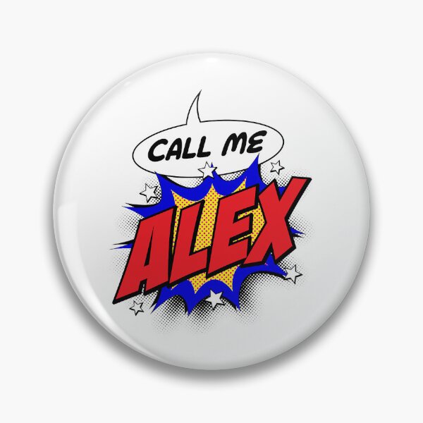 Item preview, Personalised Call Me Alex Pop Art Comic Design designed and sold by McwhorKathlene.