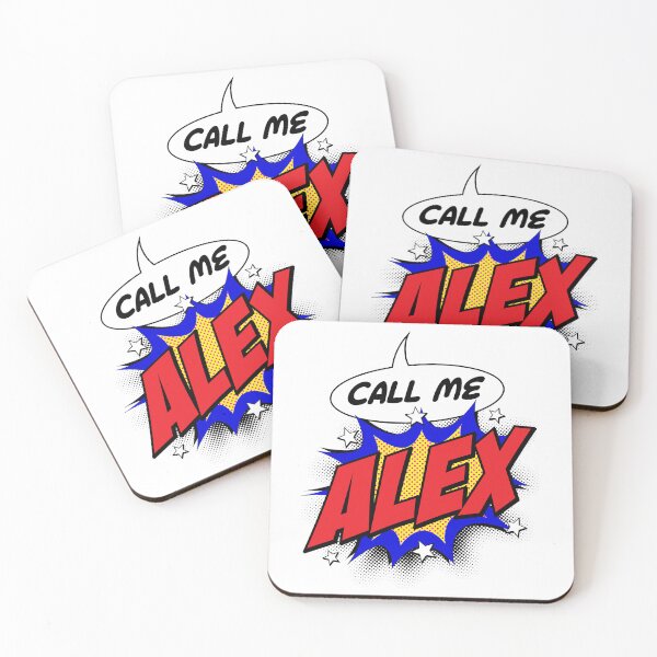 Item preview, Personalised Call Me Alex Pop Art Comic Design designed and sold by McwhorKathlene.