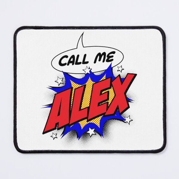 Item preview, Personalised Call Me Alex Pop Art Comic Design designed and sold by McwhorKathlene.