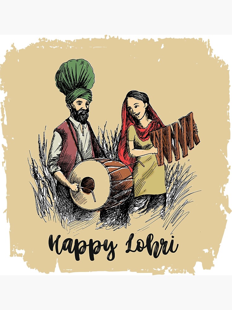 Decorate your classroom with this Happy Lohri Banner.