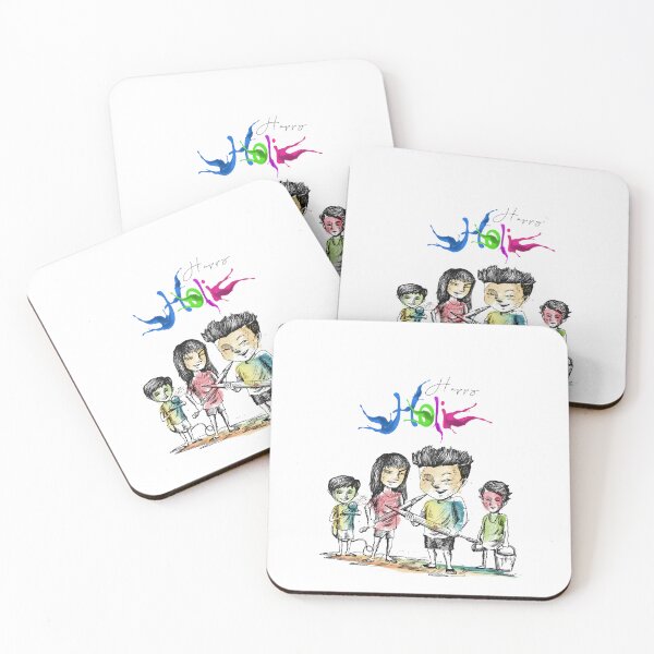 Item preview, Children playing dhol with splash colors designed and sold by TirrellColister.