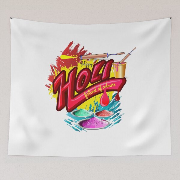 Item preview, Pichkari and color powders for a vibrant Holi season designed and sold by TirrellColister.