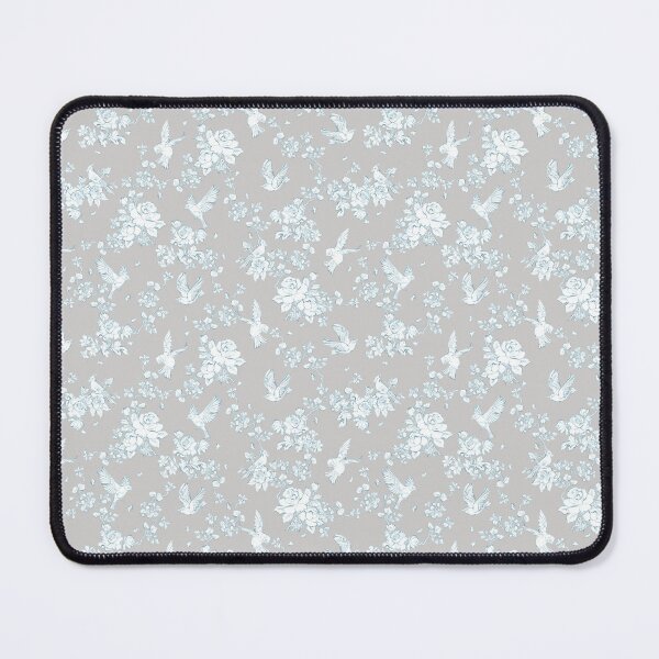 Item preview, Ecru birds with flowers print designed and sold by letsgow8th.