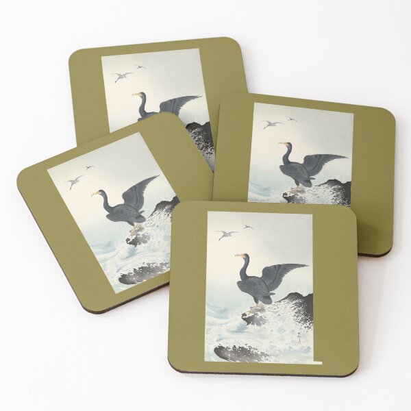 Item preview, Red mask cormorant on rock	 designed and sold by oocgkwlc57.