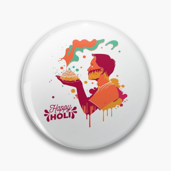 Item preview, Boy is blowing colored powders excitedly designed and sold by TirrellColister.