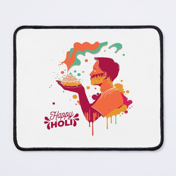 Item preview, Boy is blowing colored powders excitedly designed and sold by TirrellColister.