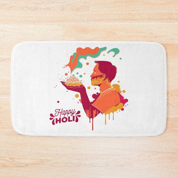 Item preview, Boy is blowing colored powders excitedly designed and sold by TirrellColister.