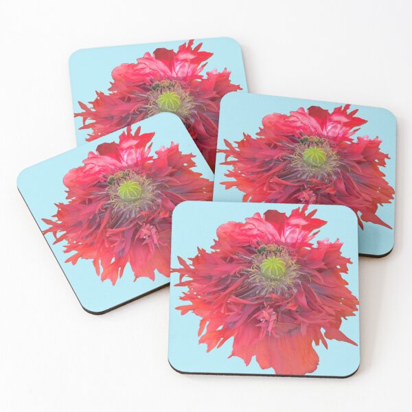 Item preview, Peony Poppy with Bee designed and sold by CAutumnTrapp.