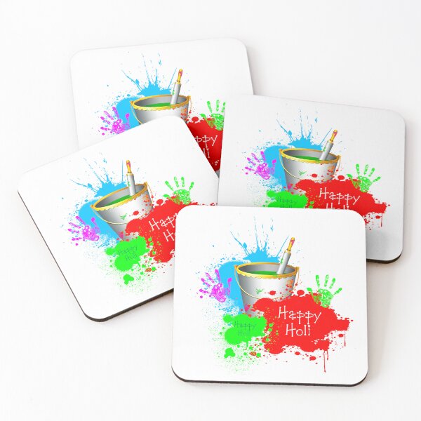 Item preview, Colorful powder and pichkari for Holi designed and sold by TirrellColister.