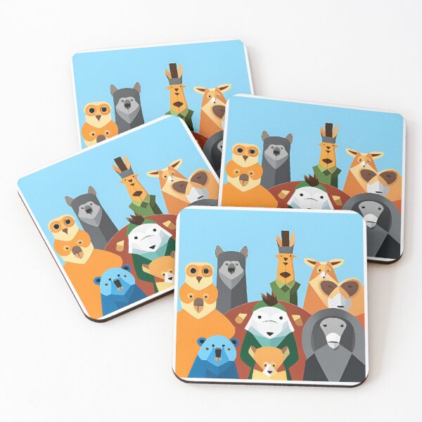Item preview, Zoo Animals Art Print designed and sold by ArtShare.