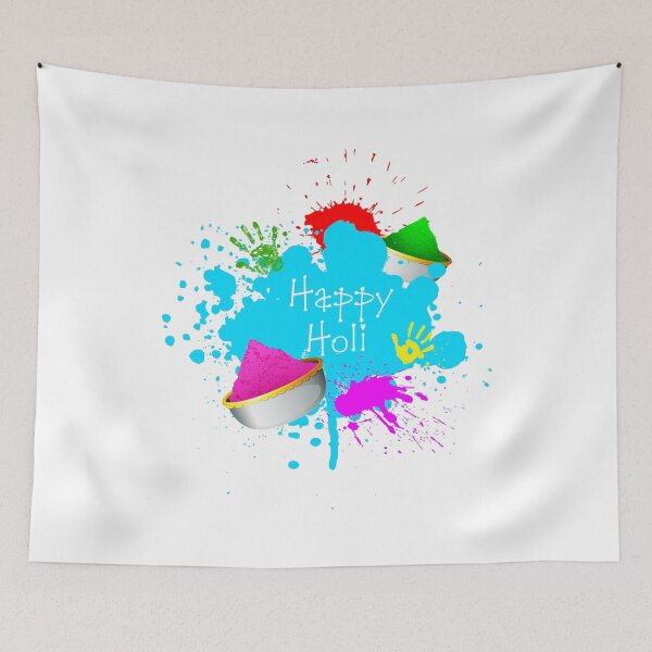Item preview, Hands full of colored powder in Holi festival designed and sold by TirrellColister.