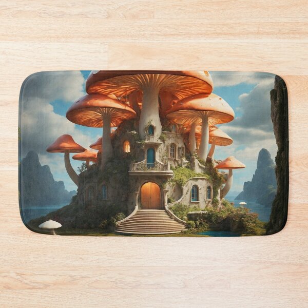 Item preview, Enchanting Mushroom Castle: A Whimsical Fungal Fantasy 11 designed and sold by TheTechnoCanvas.