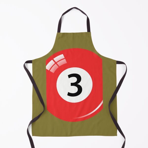 Item preview, Red poolbilliard ball number 3 designed and sold by oocgkwlc57.