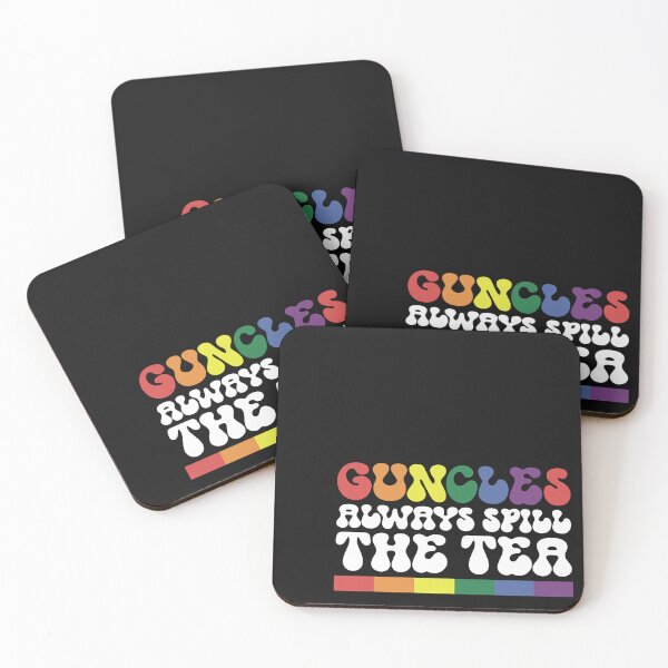 Item preview, Guncles Gay Uncles always spill the tea Guncles' Day Gift designed and sold by GuncleCo.