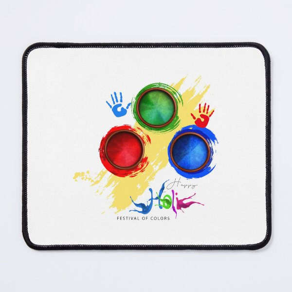 Item preview, Colorful circles and hands for a vibrant Holi designed and sold by TirrellColister.